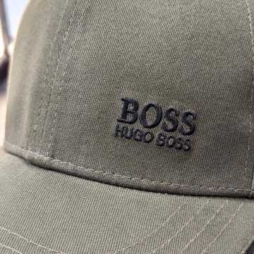Брендовая кепка Boss хаки К-122