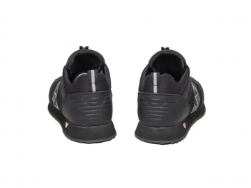 Мужские черные брендовые кроссовки Армани Т-693