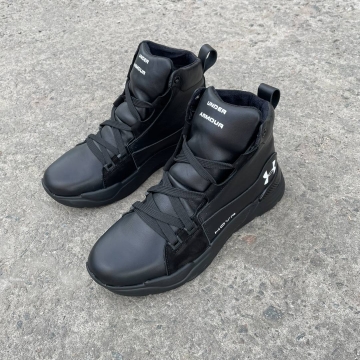Модні чоловічі зимові шкіряні кросівки Under Armour Т-862