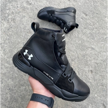 Модні чоловічі зимові шкіряні кросівки Under Armour Т-862
