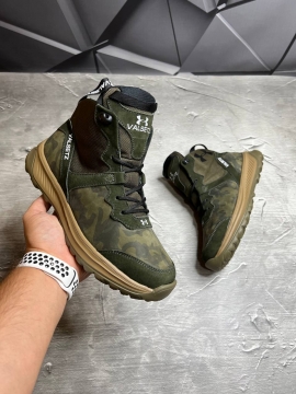 Зимние ботинки Under armour из натуральной матовой кожи Т-883