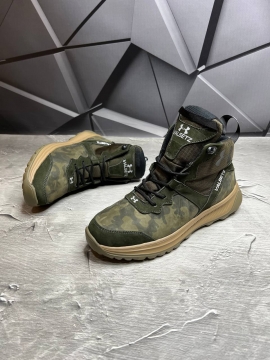 Зимние ботинки Under armour из натуральной матовой кожи Т-883