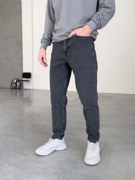 Стильные мужские темно серые джинсы Д-786