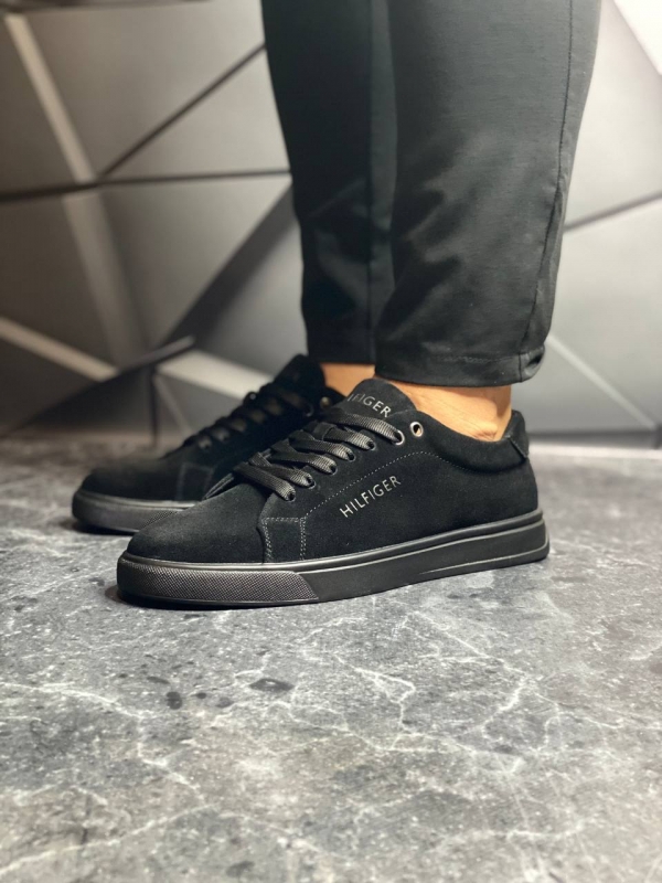 Замшевые мужские кеды Hilfiger весна осень Т-924