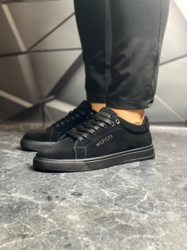 Замшевые мужские кеды Hilfiger весна осень Т-924