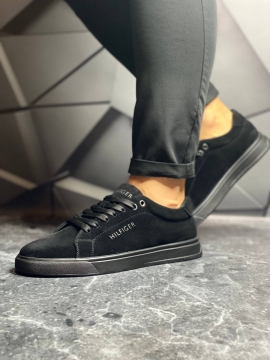 Замшевые мужские кеды Hilfiger весна осень Т-924