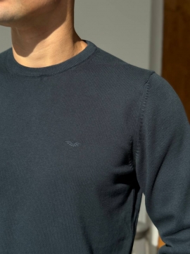 Стильный мужской осенний свитер в оттенке petrol Т-1299