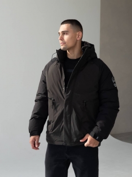 Чоловіча куртка Madiss на зиму з капюшоном вільного крою К-1541