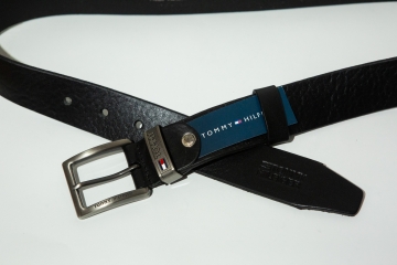Мужской ремень Tommy из натуральной кожи Р-298