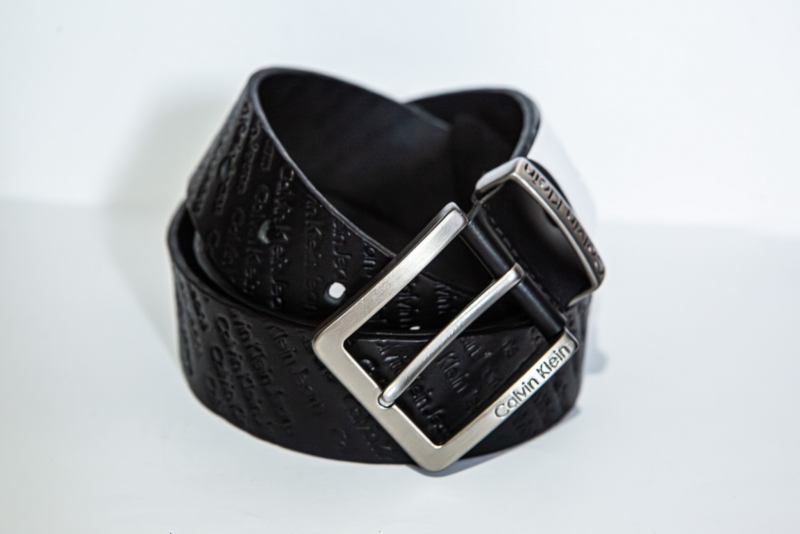 Стильный кожаный мужской брендовый ремень СК под джинсы Р-302