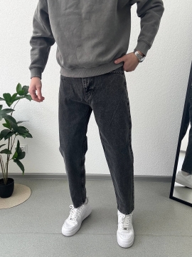 Джинсы мужские момы в оттенке графит Д-869