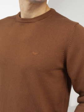 Легкий мужской турецкий свитер в коричневом оттенке Т-1361