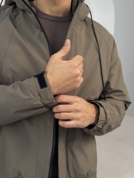 Мужская куртка в оттенке хаки на весну осень К-1553