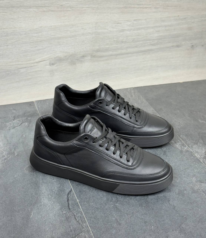 Мужские кеды из натуральной кожи Clubshoes Т-1037
