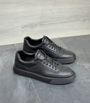 Мужские кеды из натуральной кожи Clubshoes Т-1037