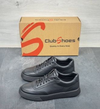 Мужские кеды из натуральной кожи Clubshoes Т-1037