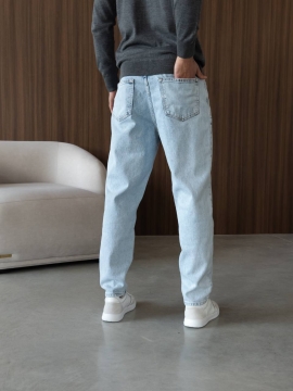 Светло голубые мужские джинсы Д-872