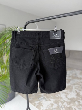 Черные мужские джинсовые брендовые шорты С-707