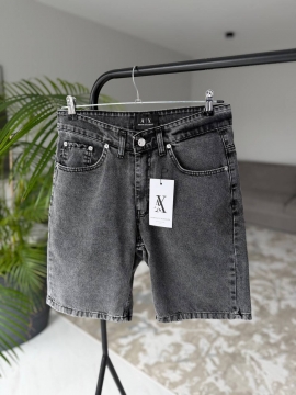 Мужские темно серые джинсовые шорты Arm С-708