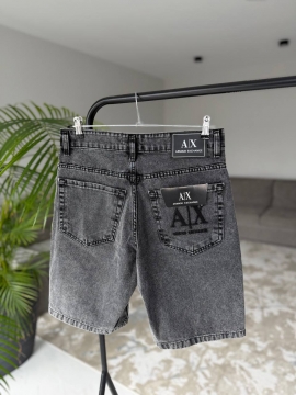 Мужские темно серые джинсовые шорты Arm С-708