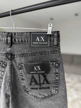 Мужские темно серые джинсовые шорты Arm С-708