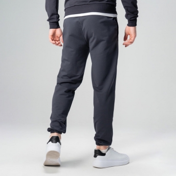 Чоловічі спортивні штани джогери у кольорі графіт Б-708