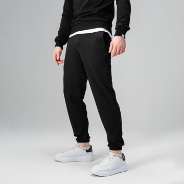 Черные спортивные штаны джогеры Pobedov Б-710