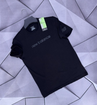 Черная мужская спортивная футболка NB Ф-1549