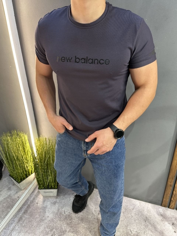 Темно серая спортивная футболка NB Ф-1550