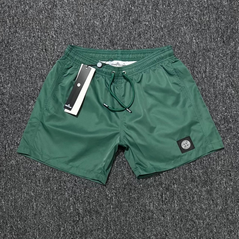 Зелені брендові шорти для плавання Stone Island С-737