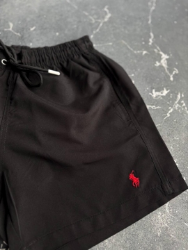 Брендові чоловічі чорні шорти плавальні ralph lauren С-739