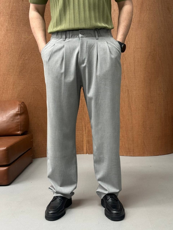 Сірі чоловічі брюки Baggy вільного крою Б-720