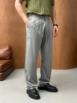 Сірі чоловічі брюки Baggy вільного крою Б-720