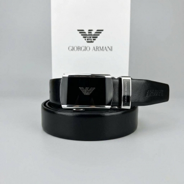 Черный брендовый кожаный ремень Arm автомат Р-305