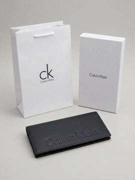 Мужской брендовый кошелек Calvin книжечкой К-173