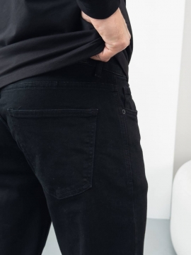 Черные мужские джинсы Regular Fit Д-898