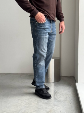 Синие мужские джинсы Regular Fit Д-899