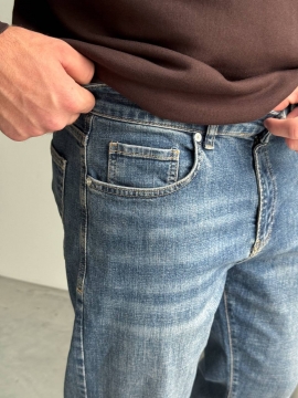 Синие мужские джинсы Regular Fit Д-899
