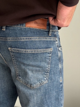 Синие мужские джинсы Regular Fit Д-899