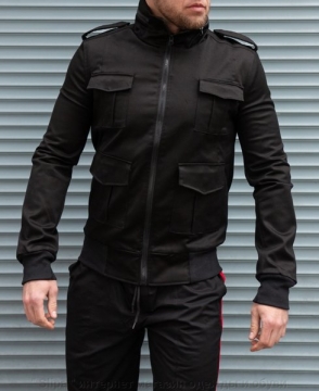 Мужская Демисезонная Куртка с Карманами К-136