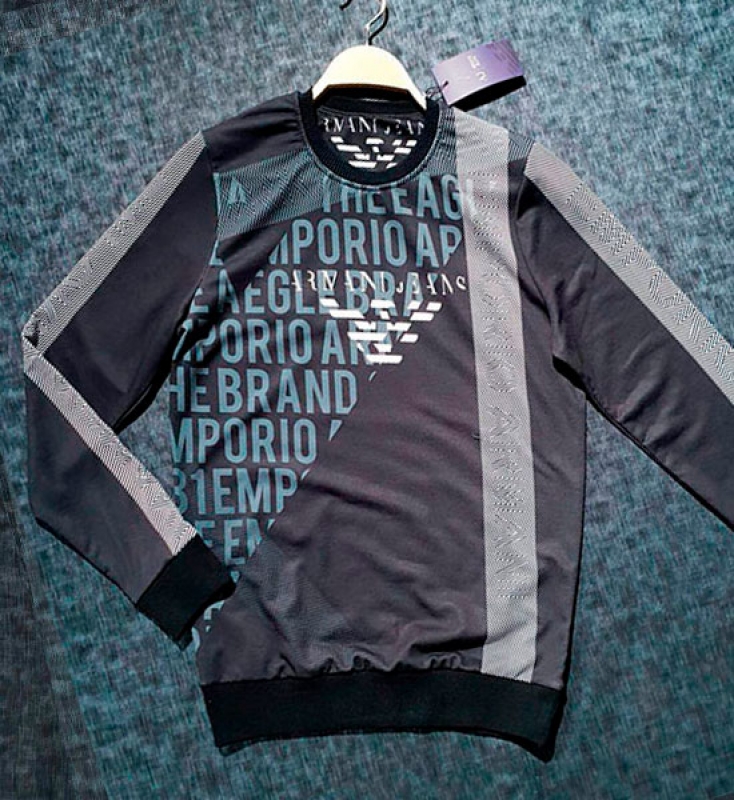 Мужской Стильный Свитшот Armani S-150