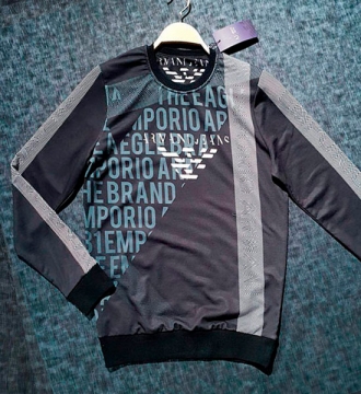 Мужской Стильный Свитшот Armani S-150