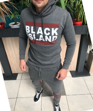 Серый Костюм Black Island K-75