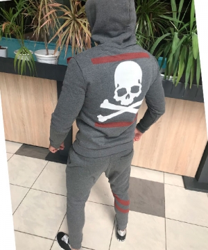 Серый Костюм Black Island K-75