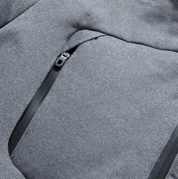 Модний Сірий Спортивний Пуховик Z-173