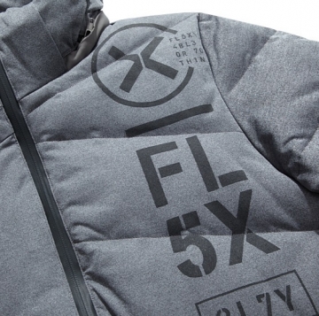 Червоний Чоловік Пуховик з Каптуром Z-174