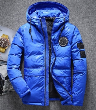 Синя Модна Зимова Курточка Z-177