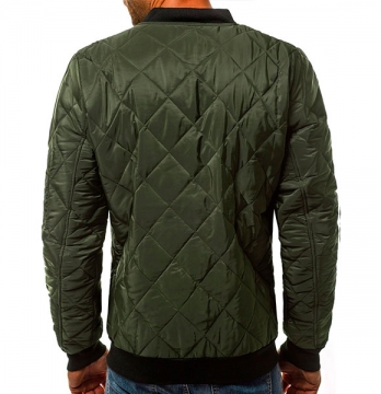 Зелена чоловіча куртка бомбер К-204