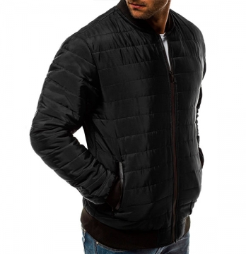 Чорний бомбер на осінь К-205