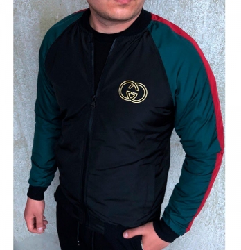 Модный молодежный брендовый бомбер Gucci K-209